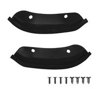 For Dodge For Challenger Front Bumper Lip Splitter Protector Trim Hellcat Scoop Surround ABS Red Black 2015-2024 Not Widebody(black)