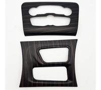 for Dodge for Charger 2015-2023 Carbon Fiber Look Central Control Gear Shift Panel &Central Control Air Conditioning Cover Stickers Car Styling Interior(Wood Grain)