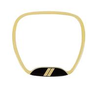 For Dodge For Charger For Challenger 2015 Up For Dodge For Durango 2014 Up Car Interior Steering Wheel Center Decoration Cover Car Steering Wheel Cover(Yellow)