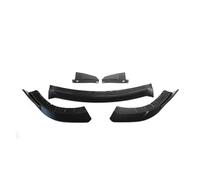 For Dodge For Charger SRT 2015-2022 2023 Spoiler Splitter Diffuser Carbon Fiber Look Car Glossy Black Front Bumper Lip Diffuser Front Bumper Lip Spoiler(Matte Black)