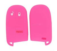 For Dodge For Chrysler 5 Button For Smart Key Silicone Cover Featuring Low-Profile Design and Material Stability for Ongoing Functional Assurance (Rose Red)