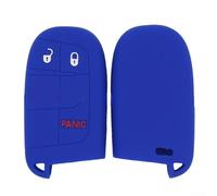 For Dodge For Chrysler 5 Button For Smart Key Silicone Cover Featuring Low-Profile Design and Material Stability for Ongoing Functional Assurance (Dark Blue)