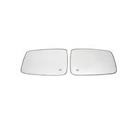 For Dodge For Ram 1500 2500 2010-2019 Left Right Wing Mirror Glass Heated Driver Passenger Side Accessories Car Exterior Rearview Mirror(Onecolor)