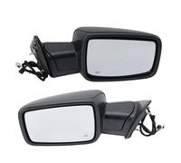 For Dodge For Ram 1500 2500 3500 2013-2018 Electric Folding Dual Lamps Door Mirror Side Mirror Assembly Complete Wing Mirrors for Cars(A 1 pair)