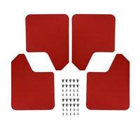 For Dodge For Ram For ProMaster Mudflaps Splash Guards Fender Flares Wide Racing Rally Mud Flaps(4pcs-set Red)