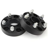 For DODGE PCD 5x114.3 CB 67.1mm 20/25/30/35/40/45/50mm Aluminum Wheel Spacer Adapter 5 Lug SUIT 2Pieces(2PCS 20mm Black)