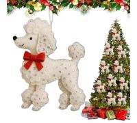 for Dogs Felt,Adorable Dachshund Design,Christmas Tree for Dog Lovers | for Sill Bedroom Balconies Entrances Garden Wall