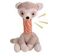 For dogs that squeak with interactive teething in the shape of an animal