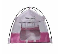 for Dolls, Portable Oxford Cloth Dollhouse Accessories for 1/6 Dolls, Simulation Outdoor Tent Model for Diorama, Doll Photos (Pink)