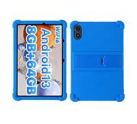 for Doogee T30 Pro/T30 Ultra/T30s/T30 SE/T40/T35/T30E Case 11 inch Tablet with PC Kickstand, Soft Silicone, Washable, Thickened Corner Shockproof, Blue