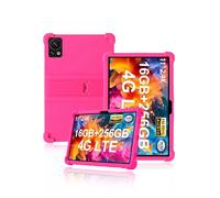 For DOOGEE T30S/DOOGEE T30SE/Doogee T30 Pro/DOOGEE T30 Ultra/DOOGEE T40/DOOGEE T35/DOOGEE T30E 11 inch, yystao Kids Skin-Friendly Soft Silicone Tablet Case, Adjustable Stand (Rose)
