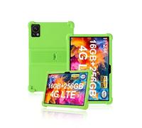 For DOOGEE T30S/DOOGEE T30SE/Doogee T30 Pro/DOOGEE T30 Ultra/DOOGEE T40/DOOGEE T35/DOOGEE T30E 11 inch, yystao Kids Skin-Friendly Soft Silicone Tablet Case, Adjustable Stand (Green)