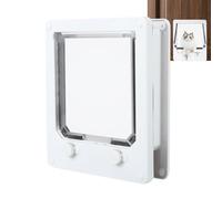 , for Doors | Small for 4-Way Lock | for Dogs, Weatherproof Outdoor for M