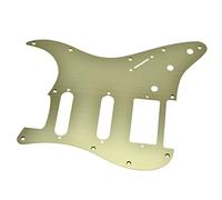 For Dopro 11-Hole Aluminum Anodized Modern Style For Strat For HSS Guitar Pickguard Scratch Plate Fender(Gold)