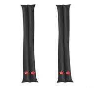 For Double Row Water Bags For Pool Cover Windproof Black Pvc Hose Tubes With Secure Sealing Technology For Winter Protection And Debris Control 1x8ft Size Pack Of 2 Or 4 Units For Garden Use(2pcs)