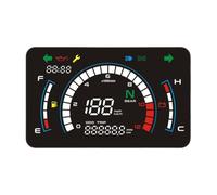 For DREAM EX5 Motorcycle Digital Tachometer Meter Screen Full Motobike Dashboard Larger Board Universal Adjustable