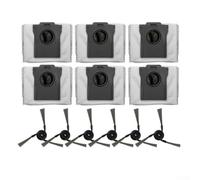 For Dreame Aqua10 Roller And For Aqua 10 Ultra Roller Complete Rlh31ce Rlh71de Robots This Kit Has 6 Side Brushes And 6 Dust Bags Made Of Sturdy Materials For Long Lasting Performance