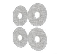 for dreame D20 Ultra D30 Ultra Compatible Mop Pads | For dreame Microfiber Replacement Parts for Robot Vacuum Cleaners, Deep Clean Floors, 4 Pack