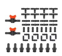 for Drip Irrigation Fittings Kit 1/2 In Tubing for Creating Efficient Water Pathways in Landscaping and Urban Gardening