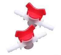 For Drip Irrigation Shut Off Valve Sized 3/8 Inch for Use with Standard 3/8 Inch Inner Diameter Garden Hoses and Tubing (2 set)