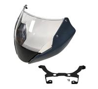 For Du&cati Monster 797 821 1200S 2014-2016 Motorcycle Windshield Smoke Deflector With Bracket Mounting Screws(Cement ash)