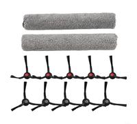for Dual Rubber Roller Brush Kit for Eufy for omni for e25 E28 | Nylon bristles, deep carpet clean, removes dirt debris, fits for e25 E28, easy snap install(B)