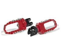 For Ducati for Multistrada for V4 for S/Pikes for Peak for Rally 2021-2024 Powersports Foot Pegs Aluminum Adjustable Touring Footrest Replacement Kit(Red)