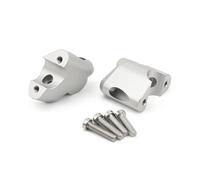 For Ducati For Multistrada V4 1 Pair Motorcycle CNC Aluminum Silver Handlebar Riser Bar Mount Clamp Mounting