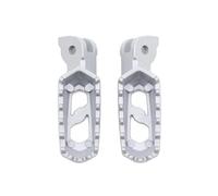 For Ducati For Multistrada V4 V4S RS For Pikes Peak For Rallly For Multistrada V2 V2S Motorcycle Front Rear Footrest Foot Pegs Pedals(Silver No Cover)