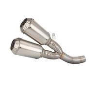 For Ducati Scrambler 800 821 2015-2025 Motorcycle Slip On Line Exhaust Stainless Middle Pipe Connect With DB Killer Muffler(Style A)