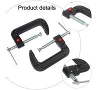 for Ductile Iron 4-inch Quick C-Clip Heavy-Duty Wood Ductile Iron Durability and Longevity Designed for Long Lasting use with Proper Durability and consistent Operation (2PCS)