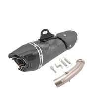 For DUKE 125 250 390 RC390 RC250 2017-2020 Motorcycle AT2 Exhaust System Muffler Modified Mid Link Pipe Motorcycle Exhaust Pipe(A)