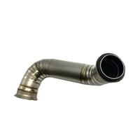 For Duke790 For 790 Escape Stainless Motorcycle Full System Exhaust Front Middle Link PipeTitanium Alloy Slip On Motorcycle Exhaust Muffler(A Titanium alloy)