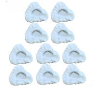 For Dupray awasky Steam Cleaners Small Triangle Microfiber Bonnets Reusable Cleaning Pads for Tiles Hardwood Laminate Stone Marble (10 PACK)