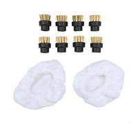 For Dupray For Steam Cleaner Brush Attachment with Stainless Steel Wire Nozzles for Effective Cleaning of Grout Lines Edges and Tight Areas