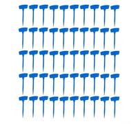 For Durable 20cm Plastic Garden Labels 50 Pack Plant Identification Tags for Organizing Your Garden and Greenhouse Projects with Reusable Design (blue)
