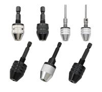 for Durable Aluminum Alloy Keyless Chuck Adapter Set with Hexagonal Shank for Easy Conversion of Electric Screwdrivers into Drills and Other Tool Applications