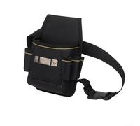 for Durable Canvas Tool Waist Bag with Multiple Compartments for Electricians and Tradesmen to Manage Screwdrivers Wrenches and Small Tools (Upgrades)