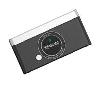 for durable Charging Box for Sony ZV-1 RX100 Series for durable | Retractable cable design, prevents tangles, fits camera bags, 12x6x2.8cm, black or khaki