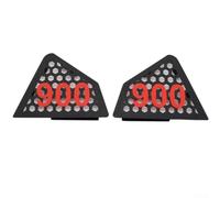 for durable Fuel Tank Opening Trim for Can-Am Ryker 900 for | Vibrant red color, wear-resistant ABS, quick snap-in install, fits Ryker 900, enhances exterior style(Red)