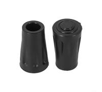 for durable Hiking Pole Ferrules with Metal Washer 12mm for | Reinforced rubber, metal washer insert, prevents piercing, 12mm inner diameter, 4-piece set