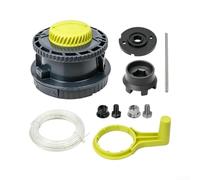 for durable Nylon Trimmer Replacement Head for Tough Vegetation | Fits RY15527, RY15526, straight shaft models, easy for snap-on installation, precise edge trimming