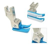 For Durable Oxford Presser Foot for Seamless Stitching of Leather and For Light Fabrics Suitable for Various Sewing Machines (left low 0.2)