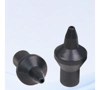 for durable Rubber Adapter for Automotive Smoke Tester Machines | Thick metal machine compatible, high- for temp resistance, wear-proof design, black color, fit