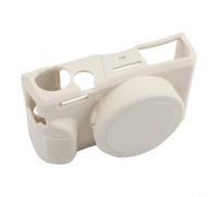 for durable Rubber Housing for Canon G7 X Mark III Drop for proof(White) | Shockproof silicone, custom molded fit, protects against drops, includes lens cap, for slim profile