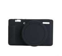 for durable Silicone Jacket for Sony ZV-1 Travel Ready for | Soft touch feel, dust for proof layer, easy button for access, brown style, lightweight design(Black)
