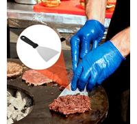 For Durable Stainless Steel BBQ Spatula Set Engineered for Heat Resistance and Comfortable Grip to Support Various Cooking Techniques in Outdoor Grilling Adventures