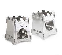 For Durable Stainless Steel Folding Camping Stove Portable and Lightweight with Quick Setup and Space Saving Fold for Backpacking and Outdoor Cooking (2)
