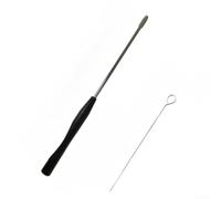 for durable Steel Rod for Lab Mycology Experiments for durable(4mm) | Chrome-plated copper handle, rust-resistant, includes 50 nichrome loops, for ideal for mycology agar culture
