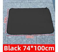for Durable Work Mat 74x100cm Oxford Fabric Floor Protector for Woodworking Crafts Painting Anti-Scratch Reusable Workshop Mat Blue(Black 74 * 100cm)